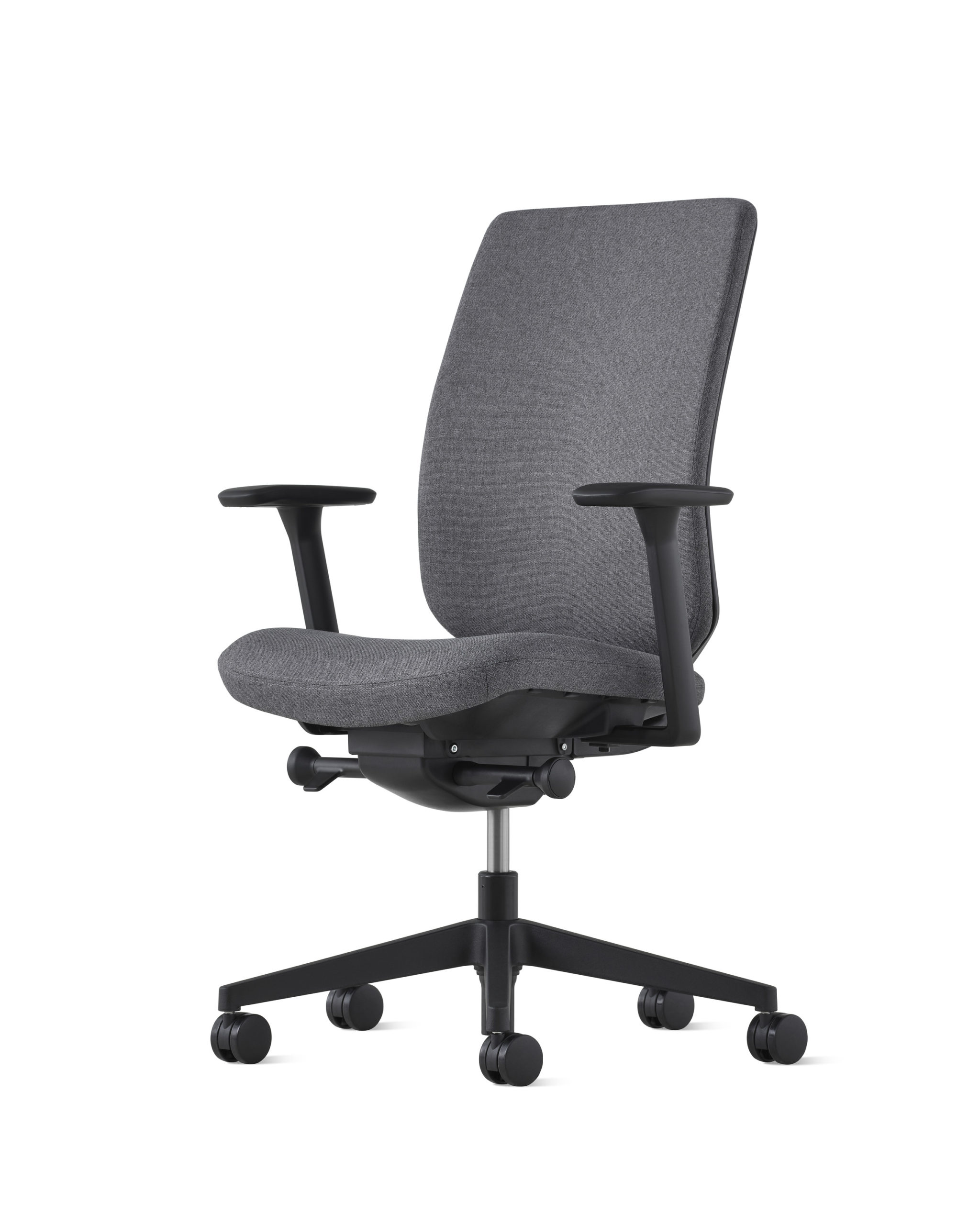 Verus Herman Miller silla ergonomica gris oscura tapizada